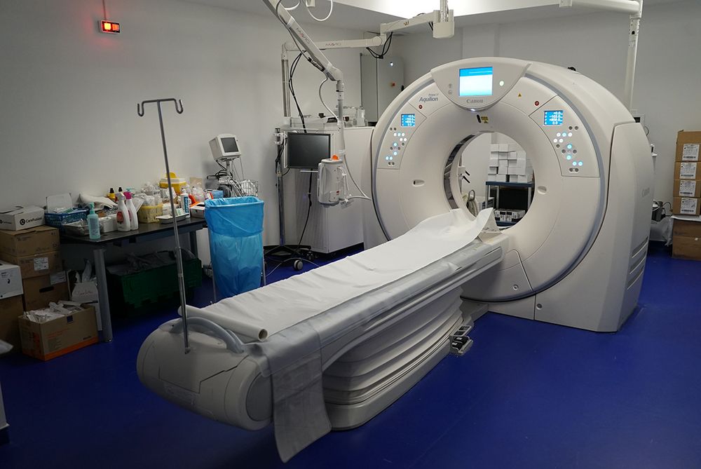 Le deuxième scanner, installé en aout 2019